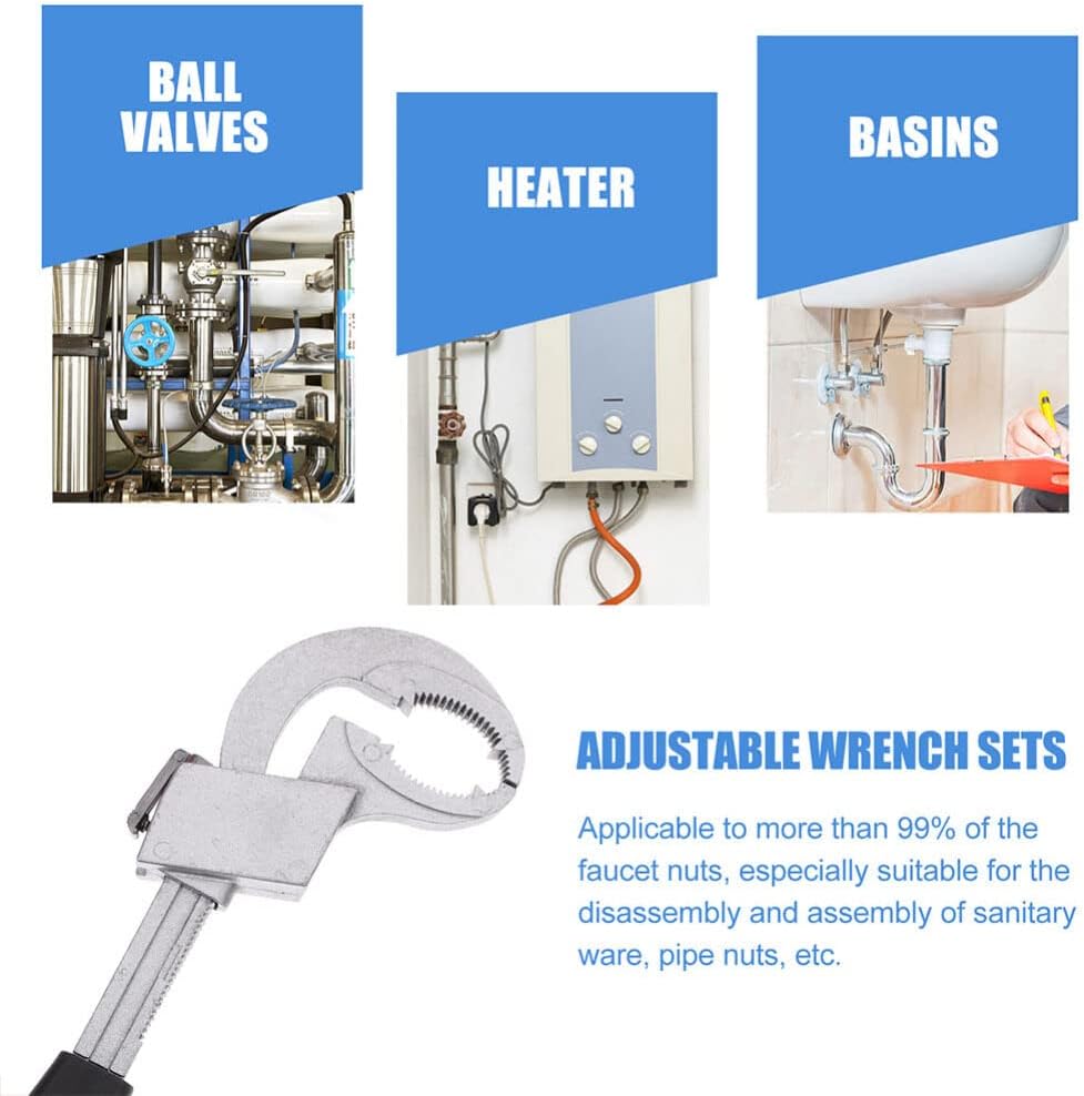 Universal Adjustable Wrench For Faucet & Sink Repairs