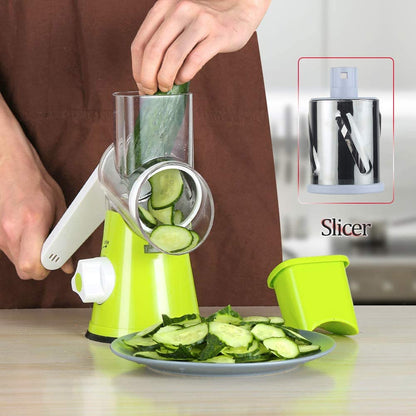 3-in-1 Vegetable Shredder-Green