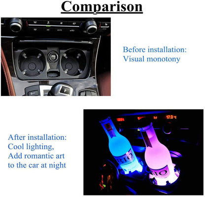 Led Cup Holder RGB Lights