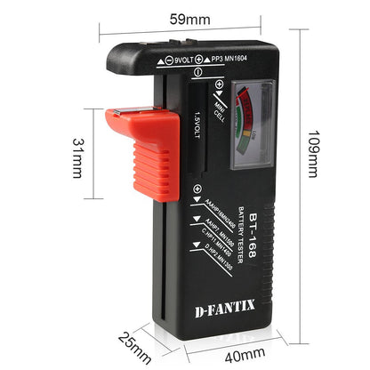 Battery Tester for AA/AAA/C/D/9 volt