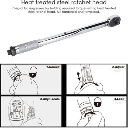 Torque Wrench-1/2inch (28-210Nm)