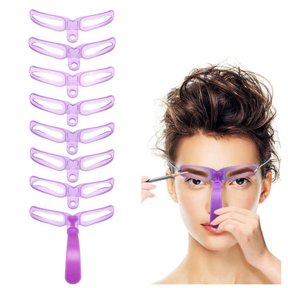 8 In 1 Eyebrows Shape Set