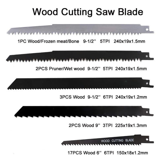 35pcs Wood Reciprocating Saw Blade Set