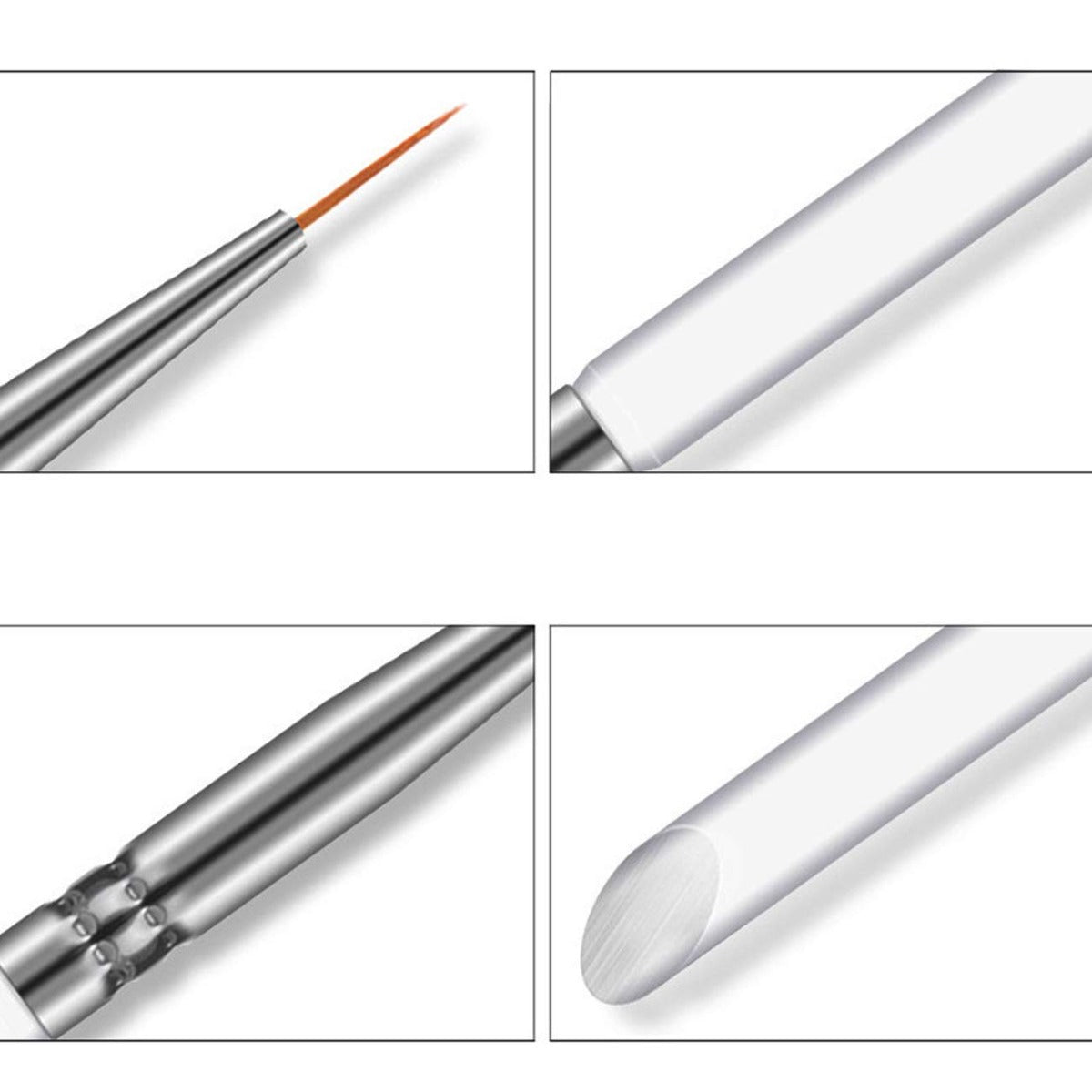 3Pcs/opp Nail Art Brushes, Thin Liner Brush
