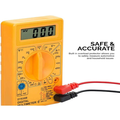 Digital LCD Multimeter Voltmeter Ohmmeter Ammeter