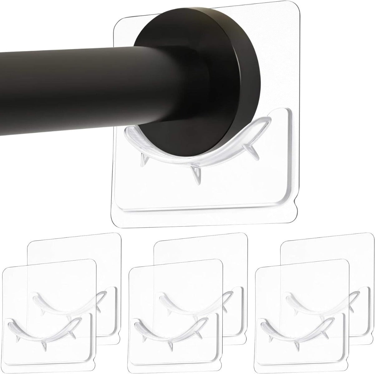 Adhesive Shower Curtain Rod Holder Tool
