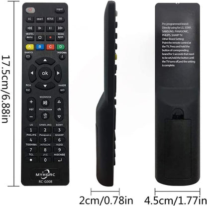 Universal Smart TV Replacement Remote Control G008
