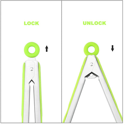Utility Tongs 9"Green