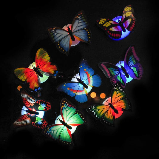 10 PCS LED Butterfly Light