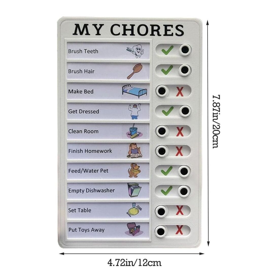 Chore Chart for Adults Boards