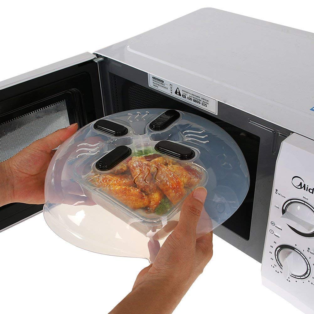Magnetic Microwave Splatter Cover For Food