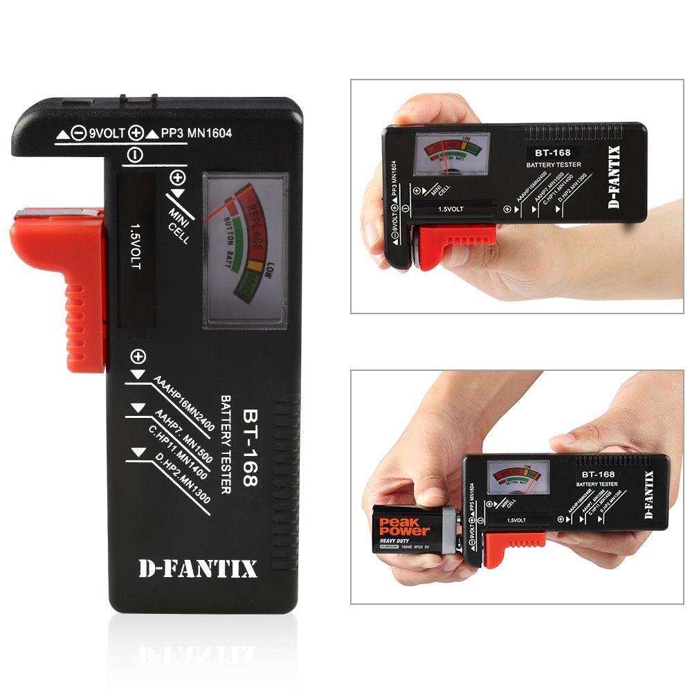 Battery Tester for AA/AAA/C/D/9 volt