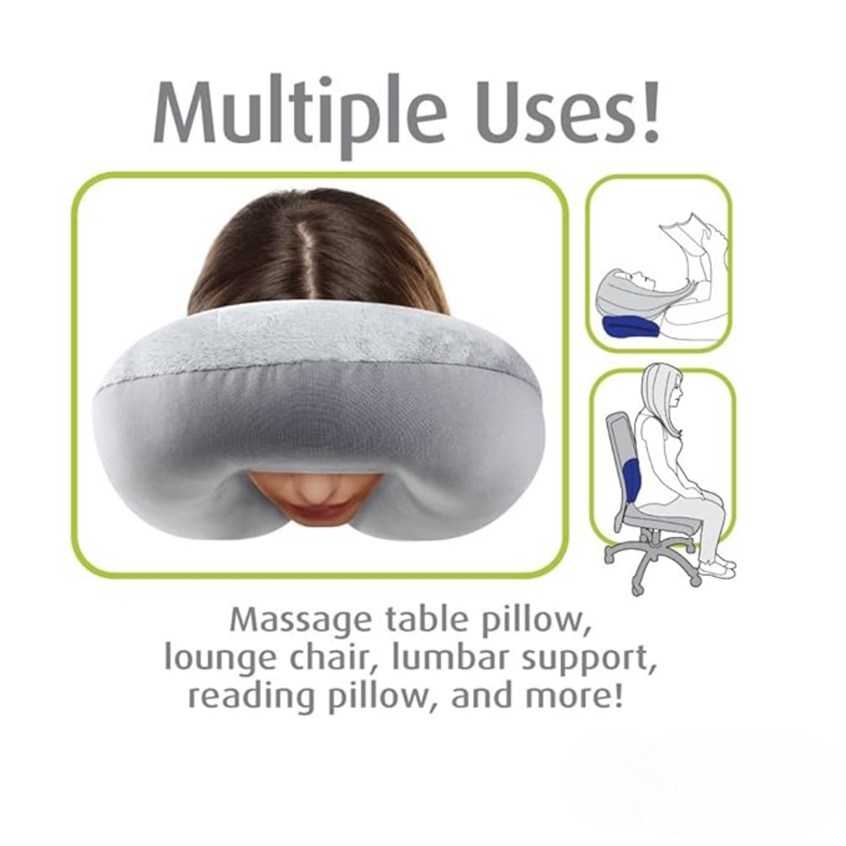 Inflatable Pillow Neck -Gray