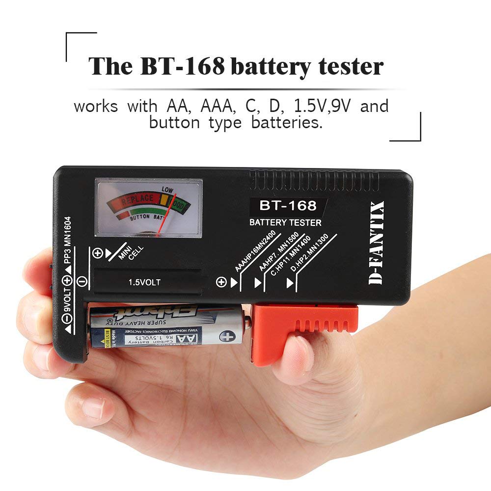 Battery Tester for AA/AAA/C/D/9 volt