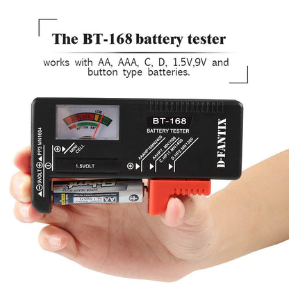 Battery Tester for AA/AAA/C/D/9 volt