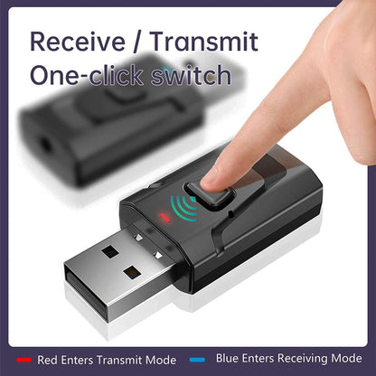 4-in-1 Wireless Stereo Audio Transmitter Receiver Adapter