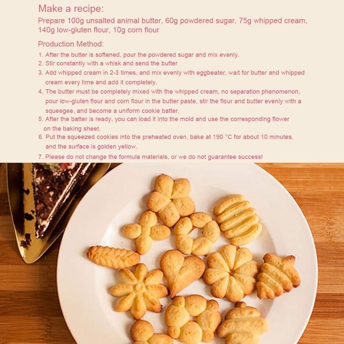 Manual Cookie Press Set