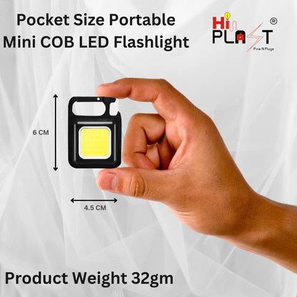 Waterproof Mini Portable Small Work Light, Rechargeable Keychain Light
