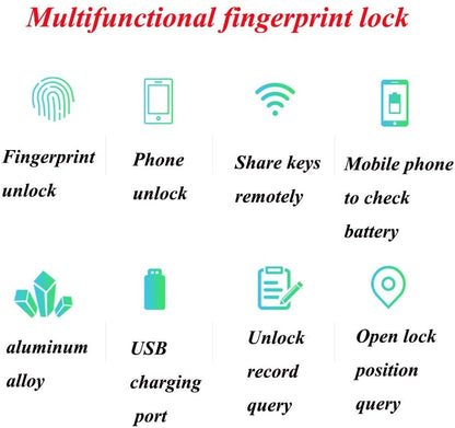 Bluetooth Fingerprint Padlock