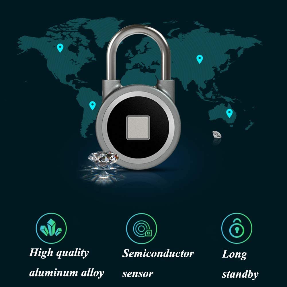 Bluetooth Fingerprint Padlock