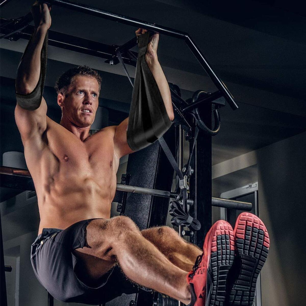 Hanging Ab Straps for Pull Up Bar & Abdominal Muscle Building