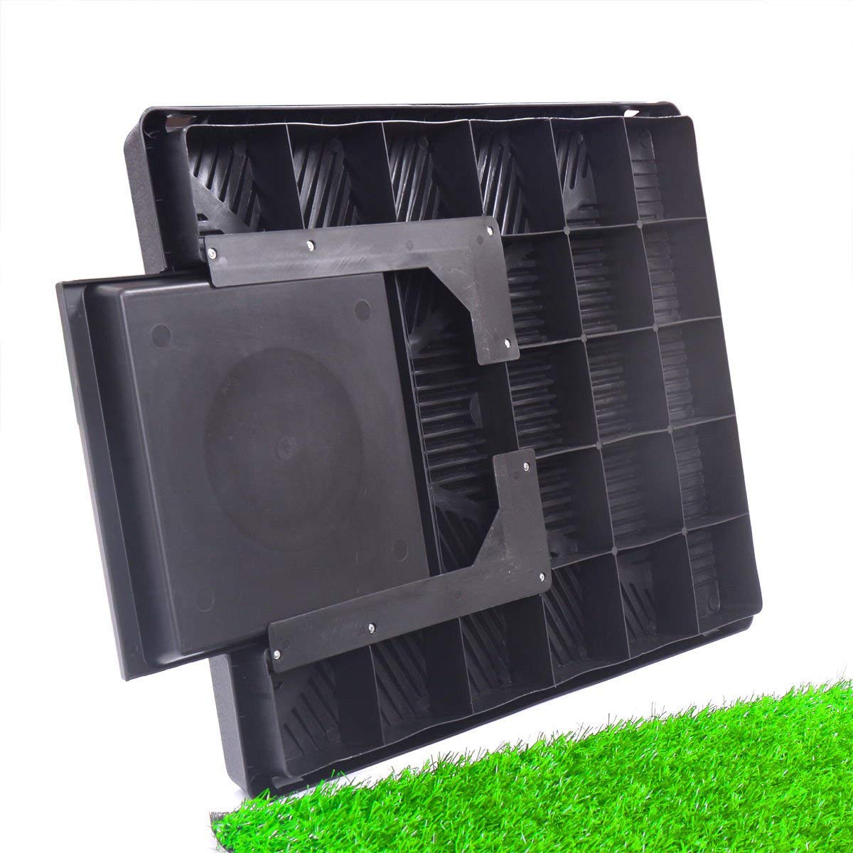 Dog Potty Tray with two Grass mat