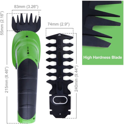 2 in 1 Cordless Grass Shear & Shrubbery Trimmer