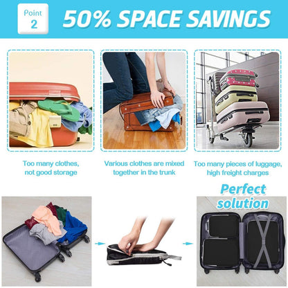 Waterproof Travel Luggage Storage Bags - 3pc/Pack
