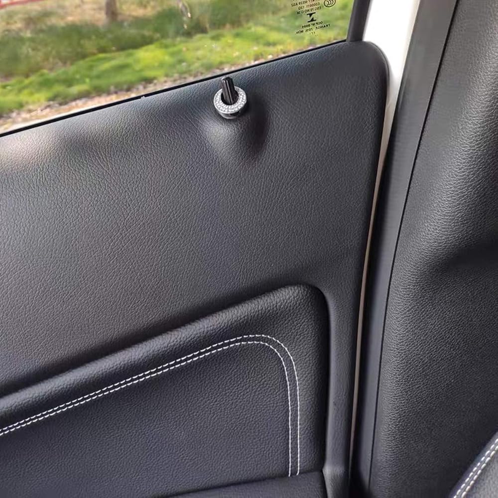 Decor Car Door Lock Cover Crystal Fit