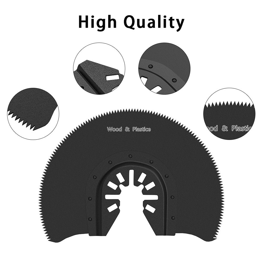 2pcs 3-1/2-Inch Semicircle Precision Saw Blades