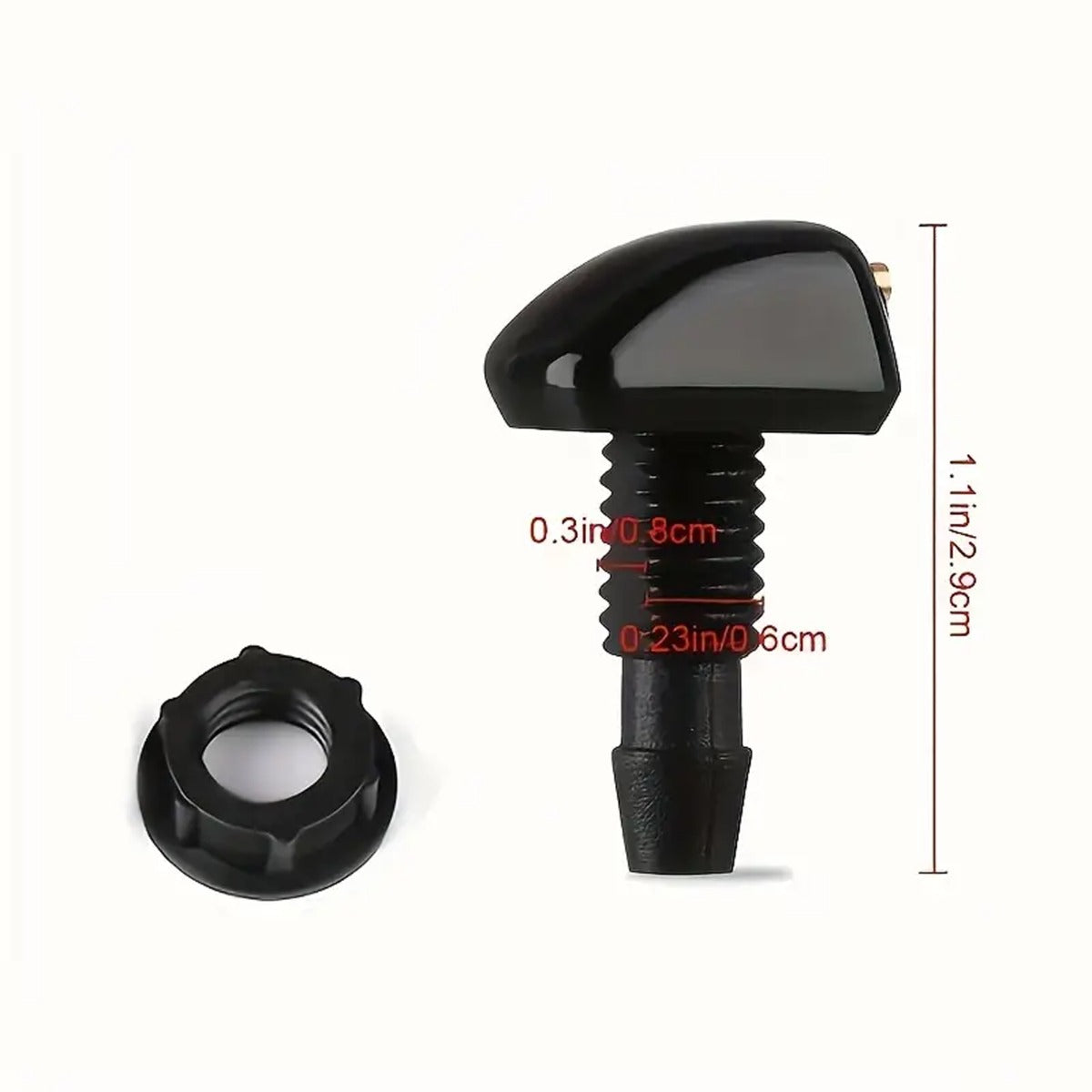 Windshield Wiper System With 4pcs Car Replacement Nozzles