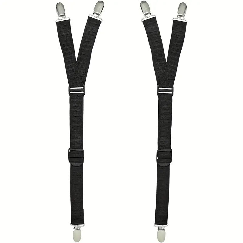 3 Clips Men's Wrinkle Resistant Suspender Belt