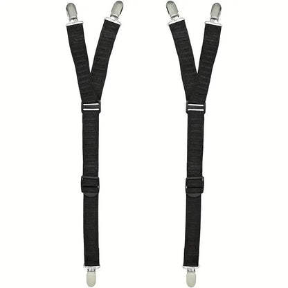 3 Clips Men's Wrinkle Resistant Suspender Belt