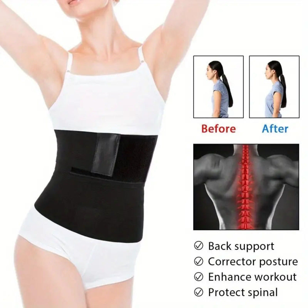 Adjustable Elastic Waist Support Wrap Belt