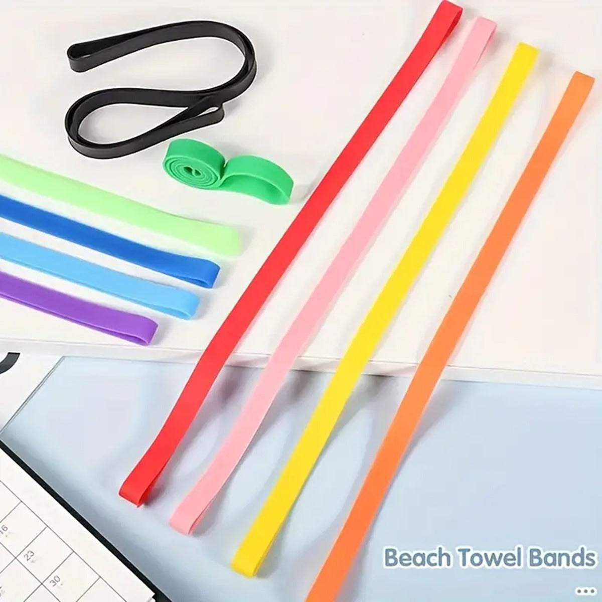 Towel Bands, 10pcs Elastic Beach