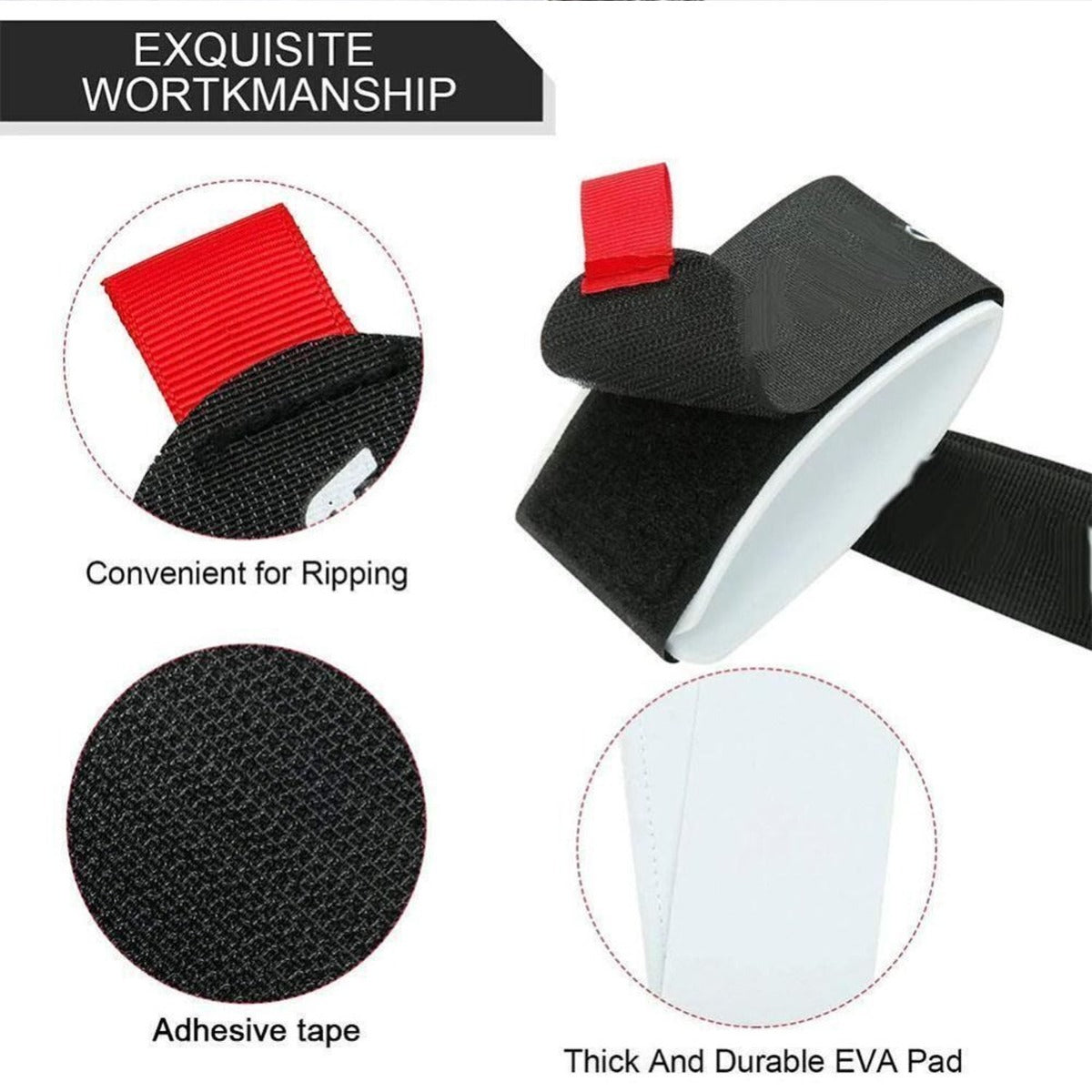 Adjustable Ski Carrier Strap with Cushioned Shoulder Holder