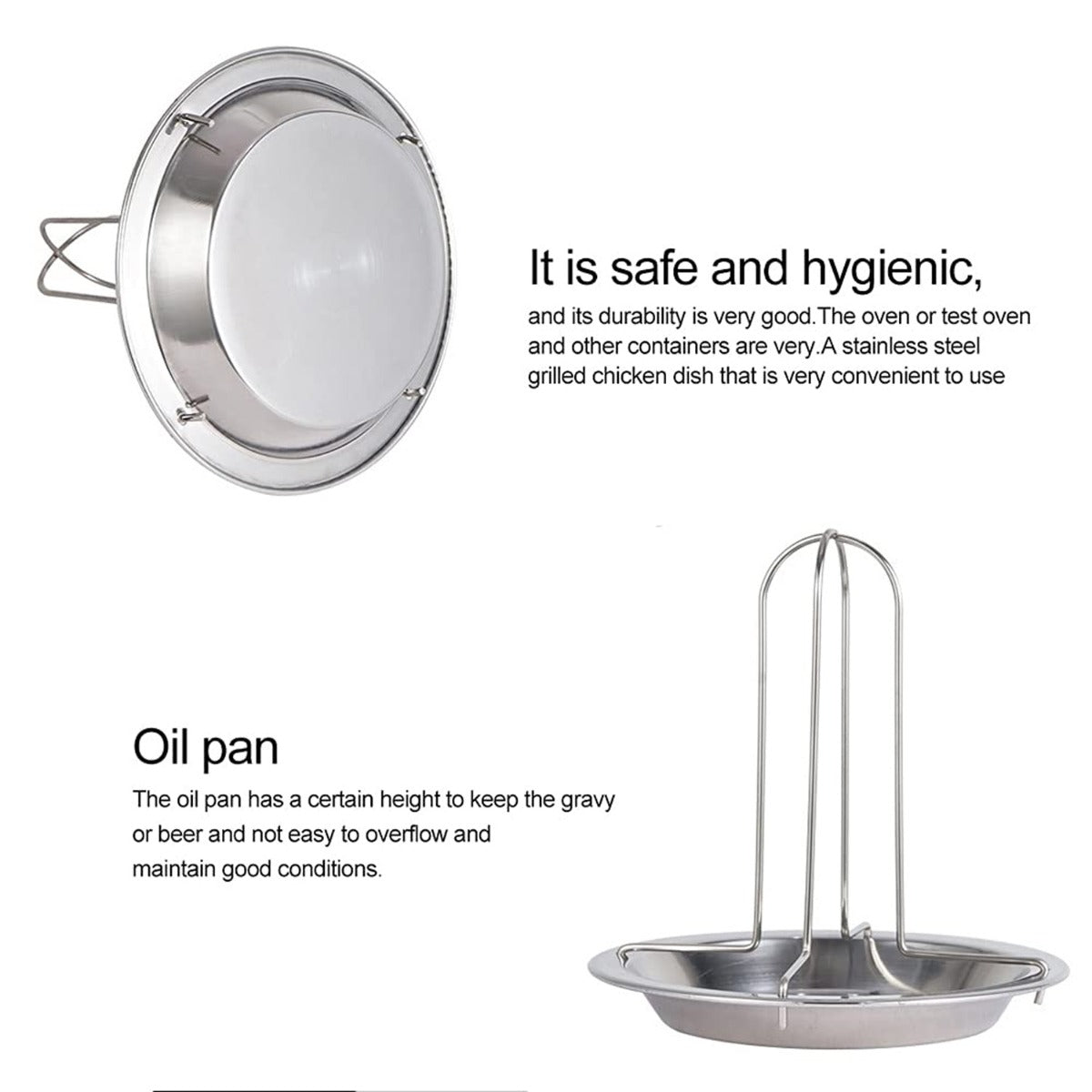 Stainless Steel Roast Chicken Pan