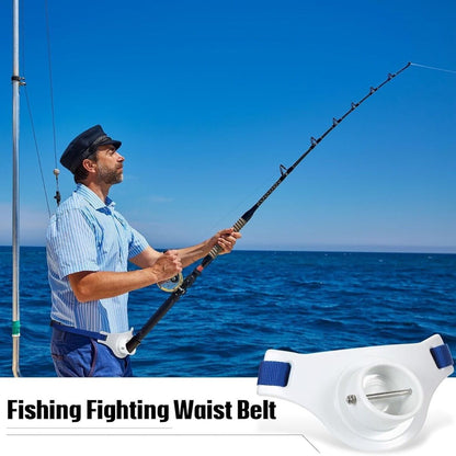 Adjustable Fishing Belt with Rod Holder for Hands Free Fishing on Boats