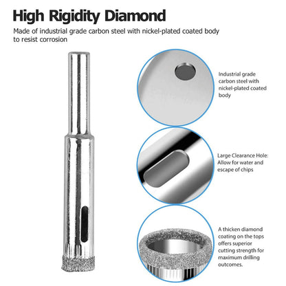 15PCS Diamond Hole Saw Drill Bit Set