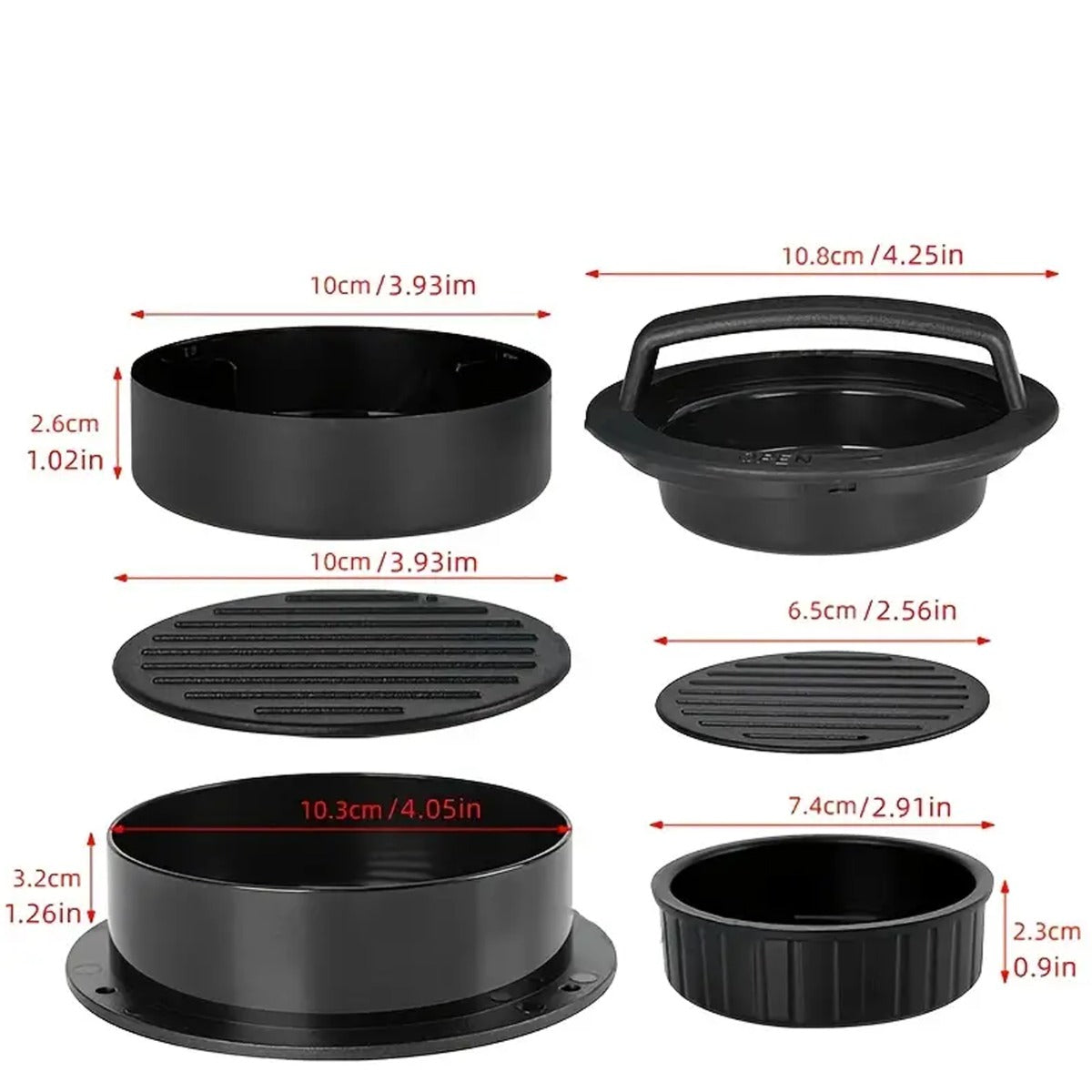 3 IN 1 Stuffed Burger Molds Maker