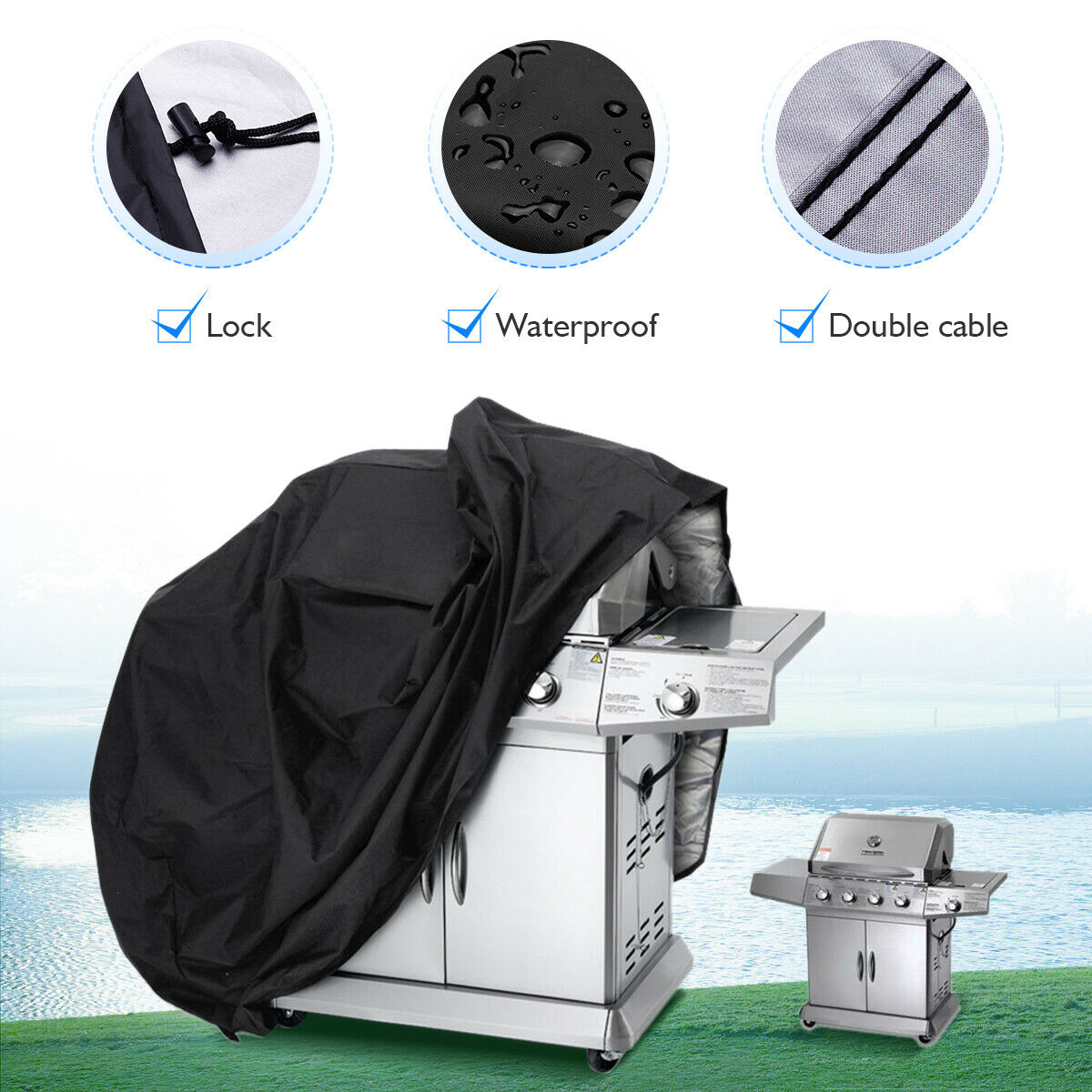 57" BBQ Gas Grill Cover