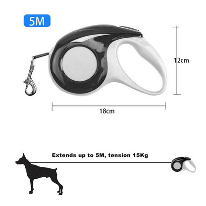 Automatic Retractable Pet Collars Leashes -5 M