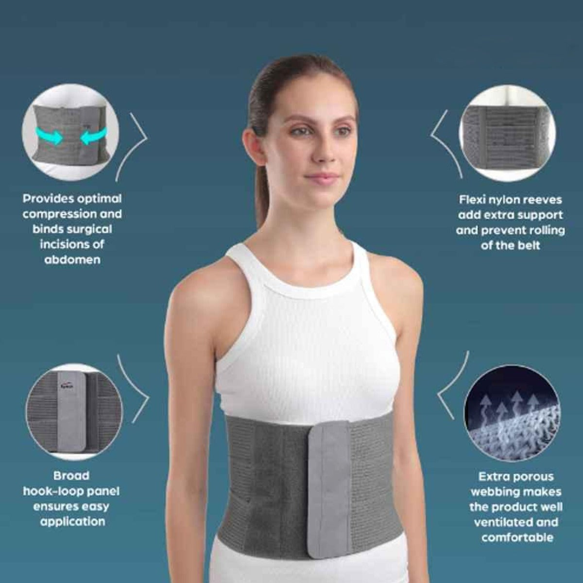 Abdominal Binder Belt-XXL
