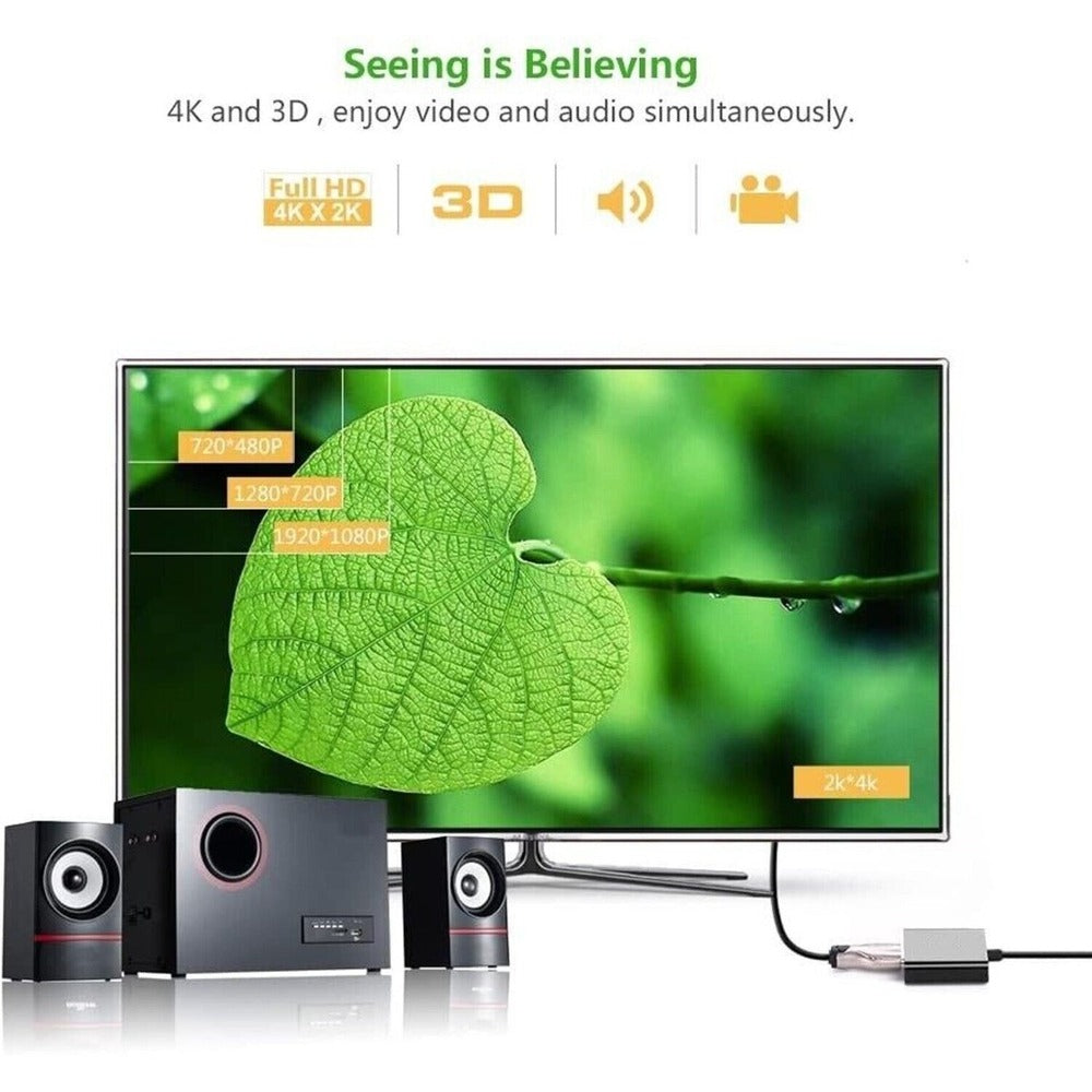 DisplayPort to HDTV Adaptor, DP Male to Female