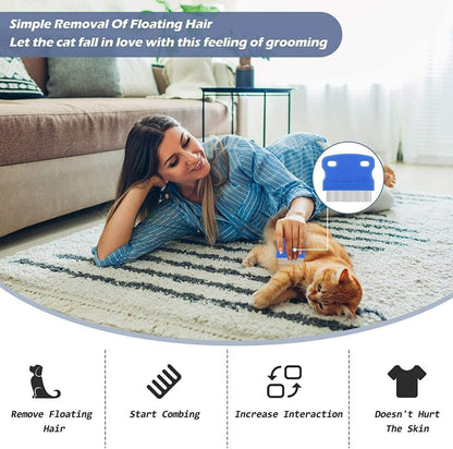 Pet Grooming Comb-Blue
