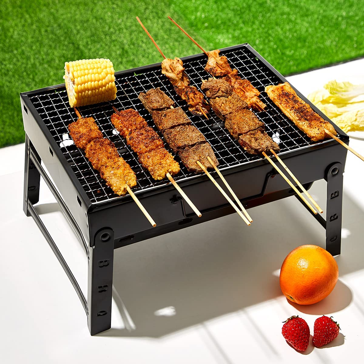 Portable BBQ Barbecue Grill Set