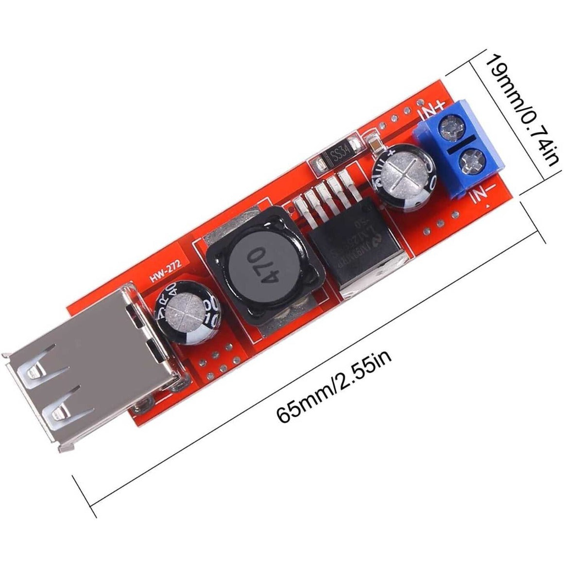 Double DC-DC Step-Down Converter Module