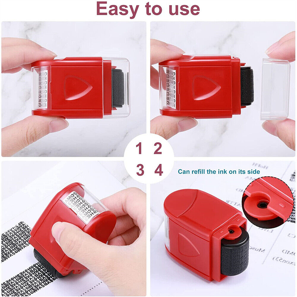 Identity Theft Protection Roller Stamp