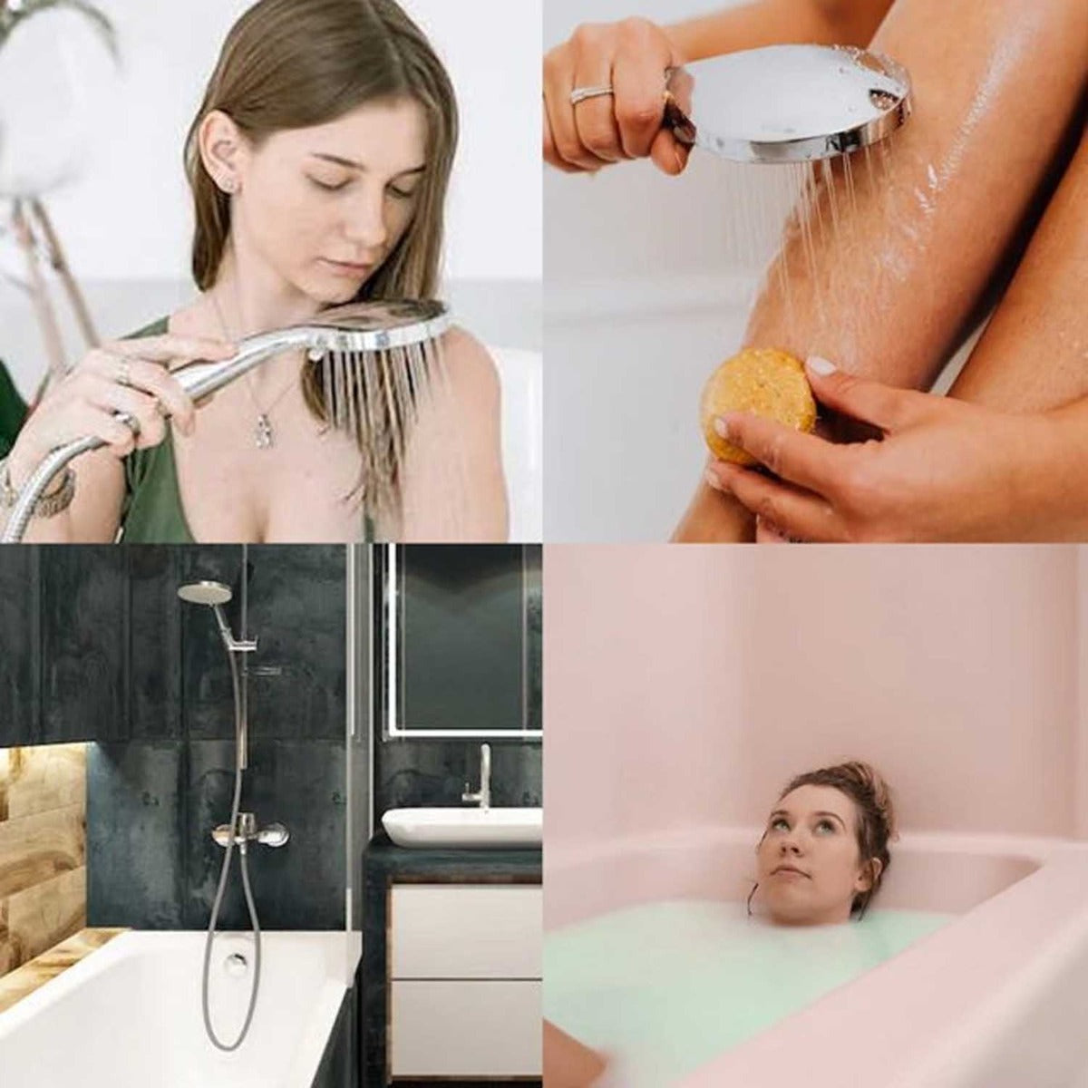Bath Shower With Airbrush