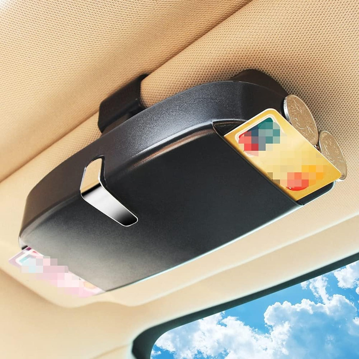 Universal Car Visor Sunglasses Case